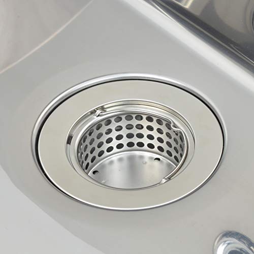 Gaona Odor-Proof Drain Strainer, 7.8cm, All Stainless Steel, for Rental Kitchens, Mini Kitchens, GA-PB063