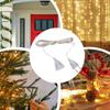 Extension Cord for Christmas Lights 10 Ft Invisible 2 Prong Power Cable 220V Electric Cord Extender Light Fixtures Cords Wire