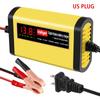 Car Battery Charger 2A Intelligent Fast Power Charging 3 Stages Lead Acid AGM GEL Battery-chargers