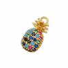 ZHUKOU Fruit Party Gold Plated Inlaid Zirconia Sweet And Cute Fruit Metal Pendant For DIY Jewellery Accessories 1 Pcs
