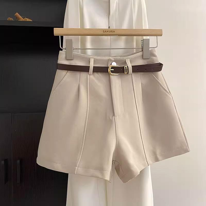 

Универсальные шорты с высокой талией и широкими штанинами - Мода лето 2025 2XL абрикосовый