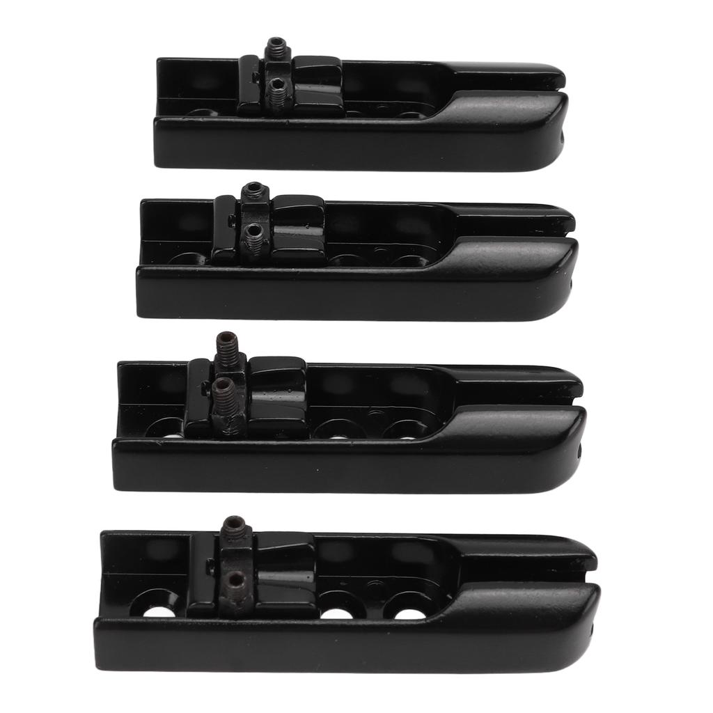 Electric Bass Bridge Metal Wear Resistant Textured Individual 4 String Electric Bass Guitar Bridge