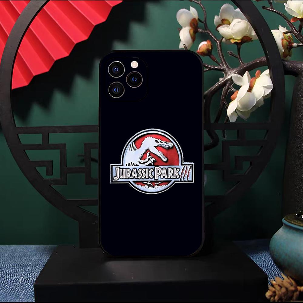 

J-Jurassic Park Movie Phone Case For IPhone 17 Pro Max 16 15 14 Pro Max 13 11 X Xs Xr 8 7Plus Silicone Cover iPhone 15