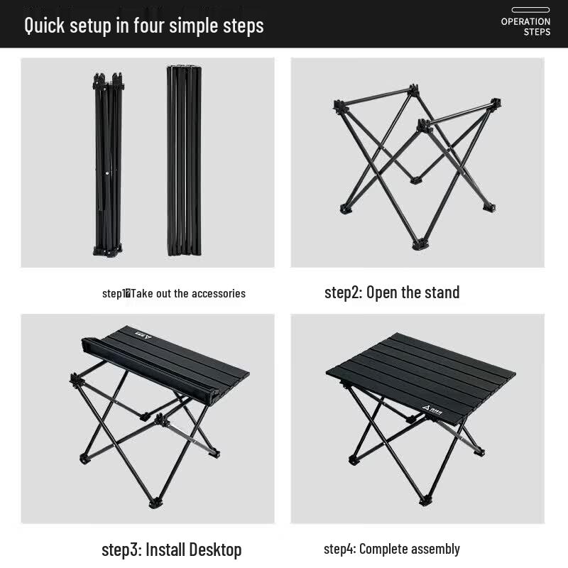 Suncojia Outdoor Portable Folding Camping Table