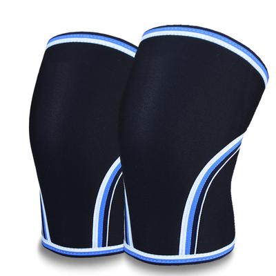 Hercules Fitness Kniepflege Kniebeugen Gewichtheben Verdickt 7MM Tauchmaterial SCR Fixiert, Bedruckt Herren und Damen