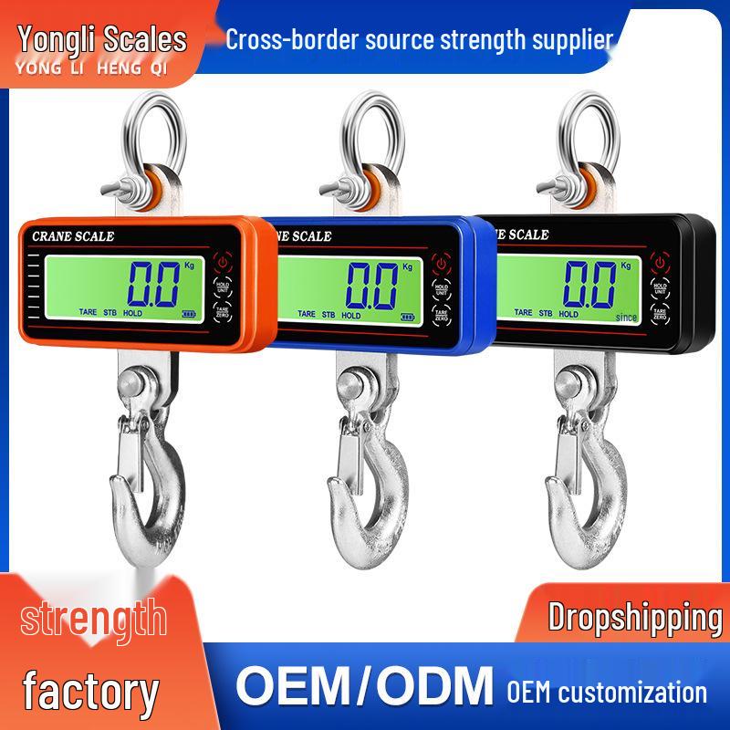 1.5 Ton Electronic Crane Scale | Handheld OCS Hook with Direct Reading Display