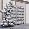 Cube-Patterned Backdrop Balloon Set Birthday Party & Engagement Party Decorations