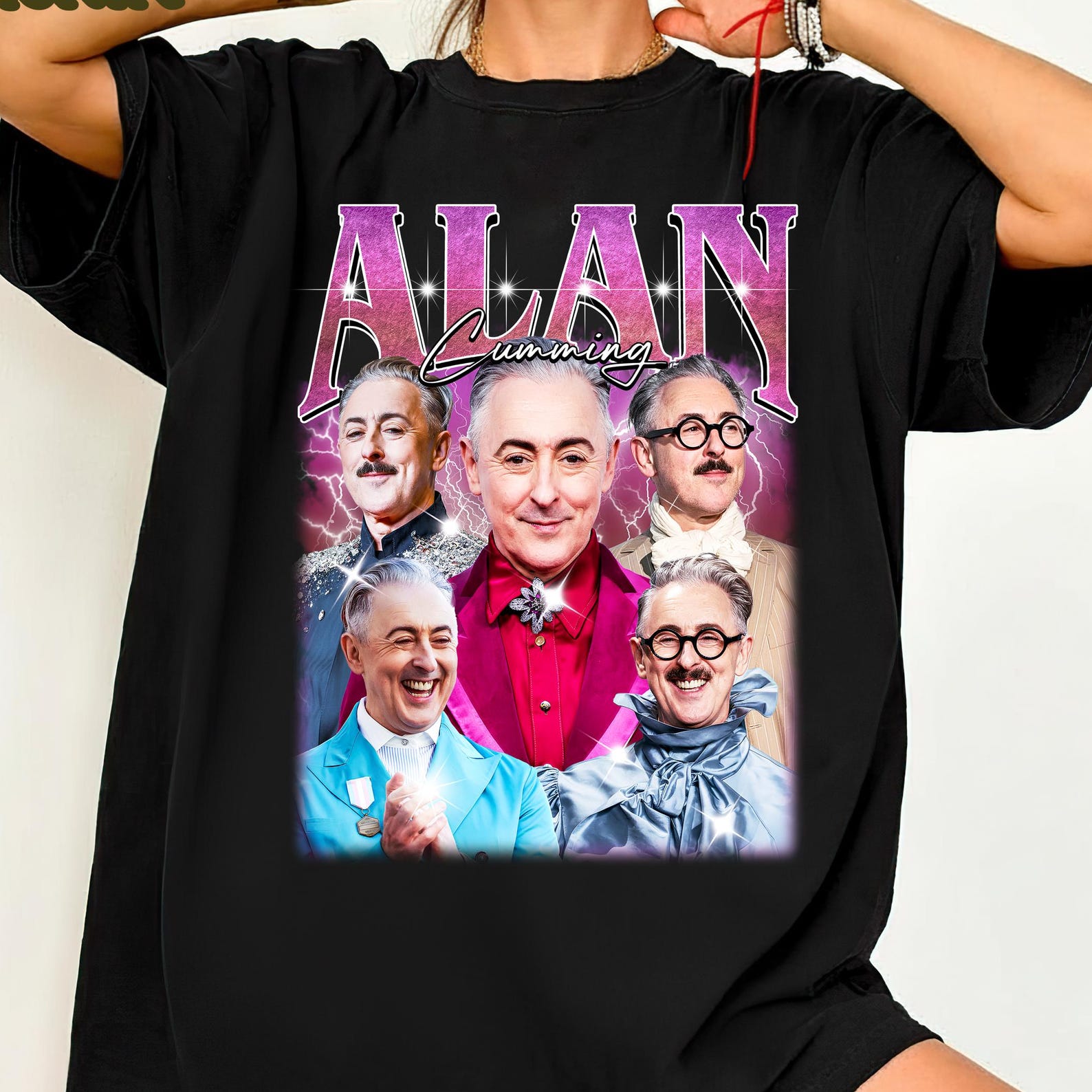Alan Cumming Bootleg Shirt, Alan Cumming Lover Tee, The Traitors Merch, 90s TV Meme Shirt, Unisex Plus Size L