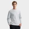 Fila White Fashion Simple Classic Texture Casual Versatile Fleece Warm Pullover Round Neck Sweatshirt Men sweatshirt Gray F11M543212FGY