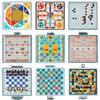 Kids 9-in-1 Wooden Board Game Set