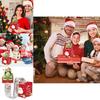 Red Santa Claus Pattern Paper Gift Box For Christmas Parties And Gift Giving