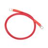 23.6in Ground Wire 4AWG 25mm2 150A High Toughness Earth Cable for Battery Inverter Fuse HolderRed