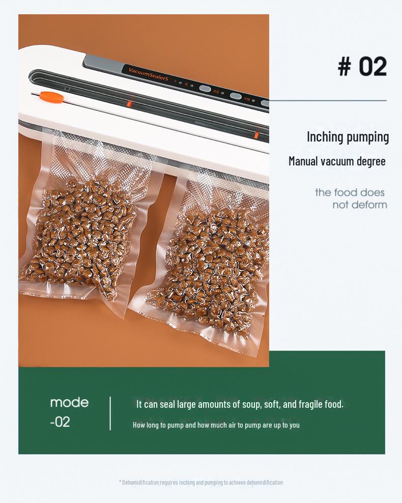 Kompaktní automatická vakuová balička pro konzervaci potravin