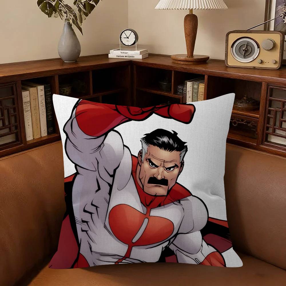Anime IInvincible OOmni Man Cushion Pillow Cushion Cover Pillowcase Living Room Sofa Home Decor Customized