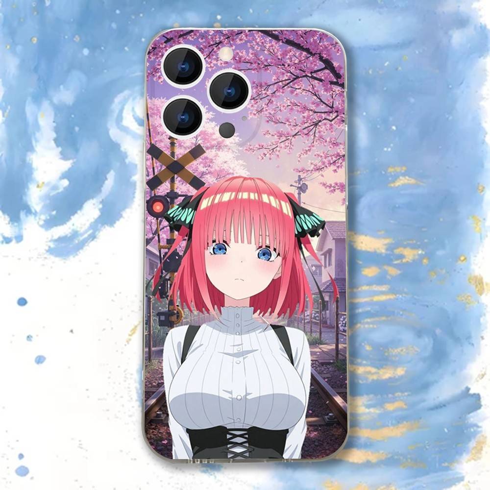 Phone Case For iPhone 17,16,15,14,13,12,11 Pro,Max,Plus,X,XS,XR,SE4,E Mini Nino Anime N-Nakano Clear Cover