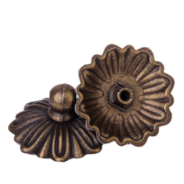 Brass Vintage Cupboard Cabinet Knob Kitchen Drawer Door Pull Handle Hardware