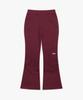 Lmc Wm Shirring Boots Cut Sweat Pants Burgundy