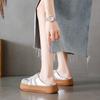 Pantofole casual mezze da studente per esterni estive nuove scarpe bianche piccole scarpe da ginnastica versatili sandali casual