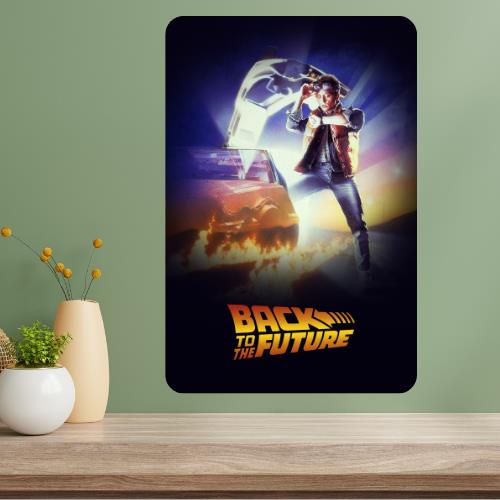 Back to the Future Classic Movie Metal Poster Sign 20x30cm(7.8x11.8inch)
