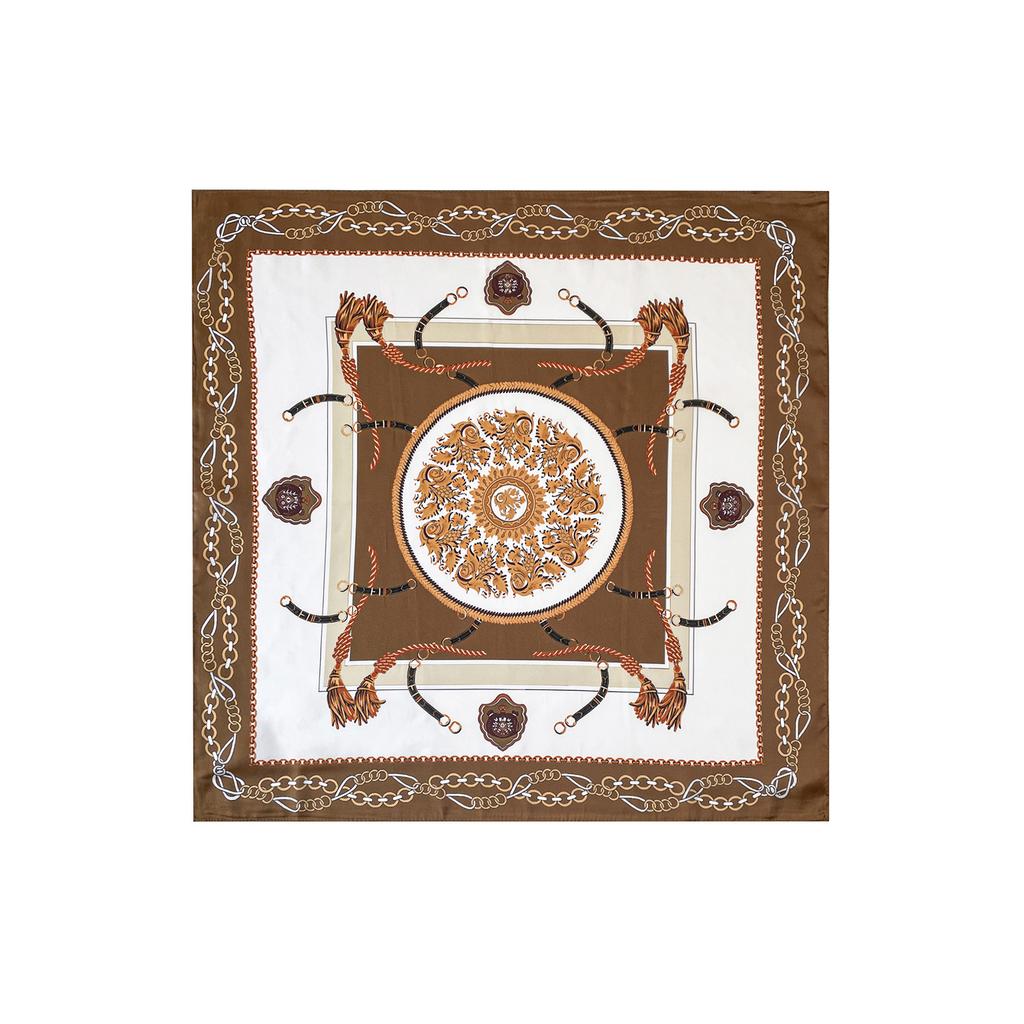 Spring and Summer Thin Silk Scarf Versatile Headscarf Women's Small Square Scarf 71cm Shawl Korean Versatile Temperament Small Silk Scarf Wholesale