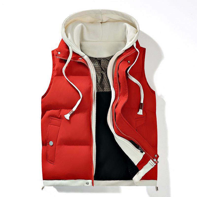 Graphene Unisex High-Quality Cotton Vest Jacket - Fake Two-Piece Design