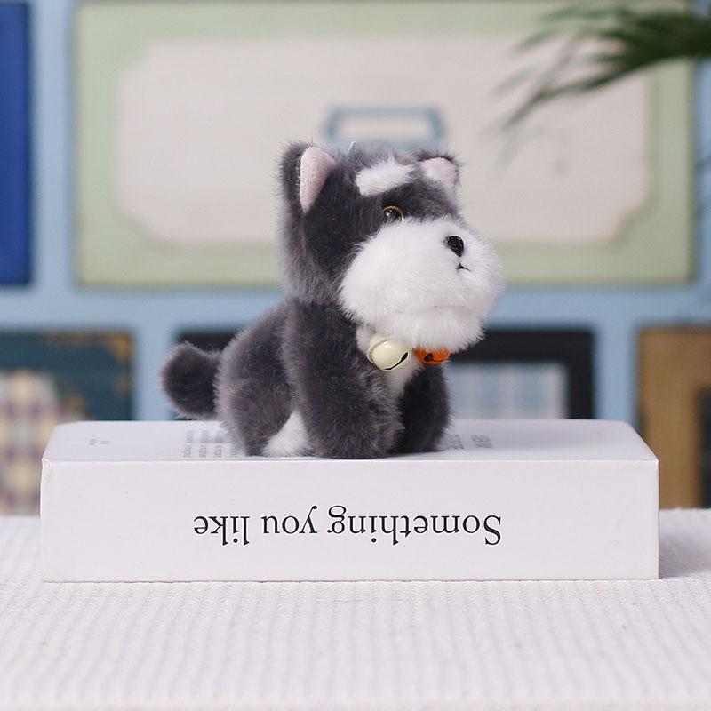 Small Puppy Plush Keychain With Soft Short Plush For Bag Accessories And Gifting