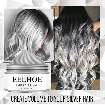 30ml Grey Hair Dye Safe Ingredients Makeup Accessory Mini Useful Grey Color Hair Dye Cream for Women