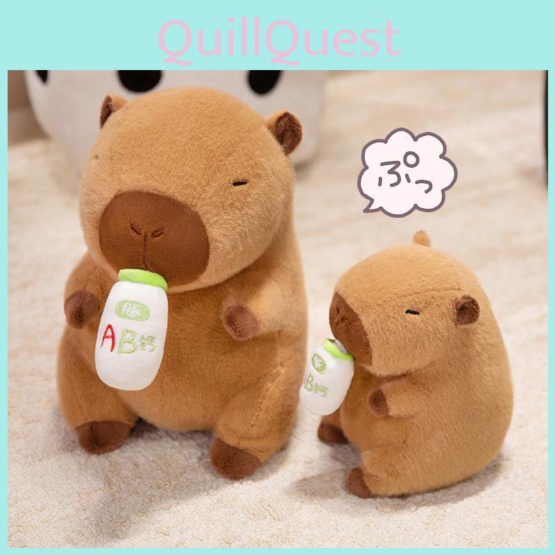 Ab Capybara Bottle Dress Up Cartoon Plush Toys Childres Birthday Gifts Dolls