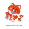 Plush Doll Clothes DIY Doll Toy Adorable Doll Outifits Set Cartoon Animal Hoodie Costumes Hooded for 7.9 Inch Doll Birthday Gift