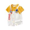 Summer Baby Cotton Short-Sleeve Romper Pajamas