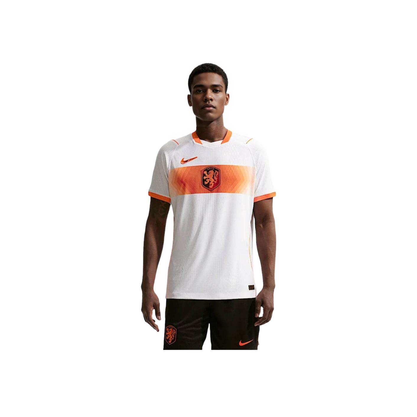 Nike Netherlands 2026 Match Away White/Hyper Crimson/Black Men Tops IB5220-100 L
