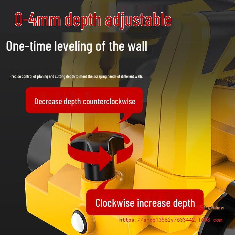 Dust-Free Electric Wall Planer & Putty Peeler for Renovation