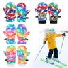 Children Animal Pattern Winter Gloves Flexible Ski Mitts Boy Girls Colorful Snow Gloves Comfortable Full Finger Gloves