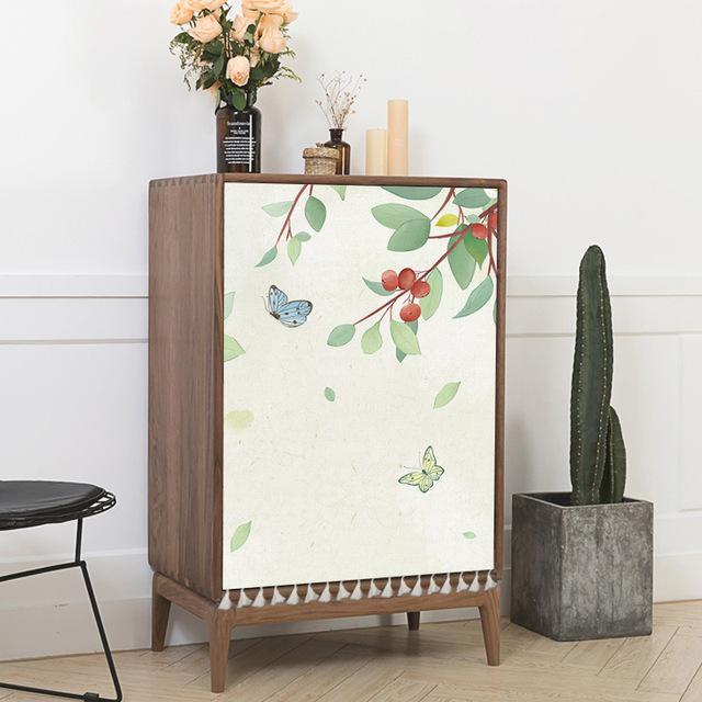 Slunečnicové závěsy odolné proti prachu Záclony do skříně Poloviční závěsy se střapcem Potah šatní skříně Pratelný do kuchyně