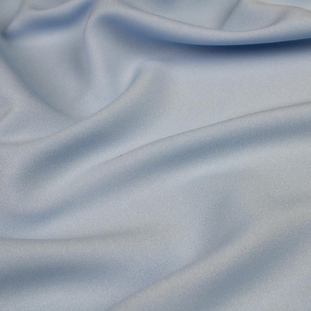 Silky blue fabric