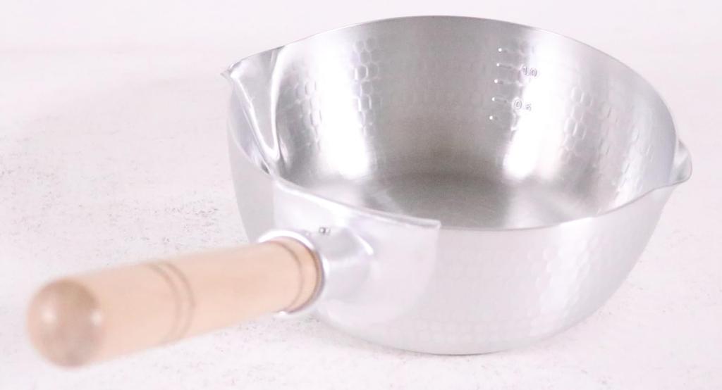 Nakao Aluminum Manufacturing Co., Ltd. Aluminum Hammered Pelican Yukihira Pot 18cm