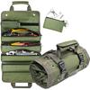 Tool Bag Organizer Roll Up:Gifts for Men Fathers Day Dad Gifts for Him Boyfriend Husband Birthday Portable Motorcycle Tool Box Woodworking Gift