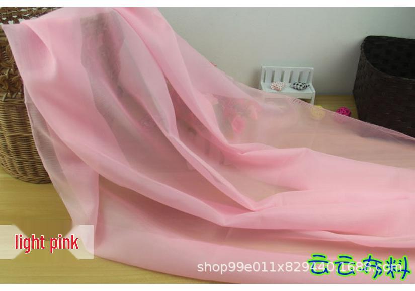 Special Offer Plain Chiffon Gauze Fabric for Clothing, DIY, Lining, Decoration & Wedding