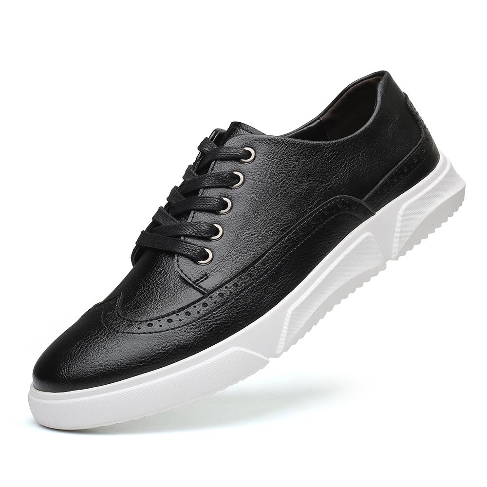 

Men s Casual Dress Sneakers Classic Lightweight Lace Up Shoes for Men 39 чорний