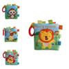 New Baby Cloth Book Hand Book Early Education Puzzle Toy With Sound Paper Cloth Book Bag Lt4960 Owl 0.02kg