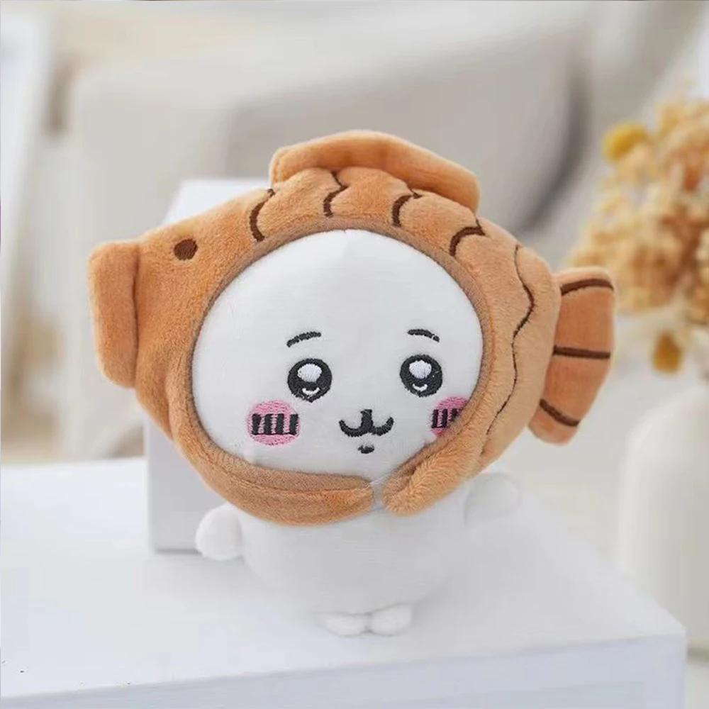 Cute Cross-Dressing Jiyi Plush Doll Jiyi Headgear Self-Deprecating Bear Keychain Bag Pendant Girl Gift