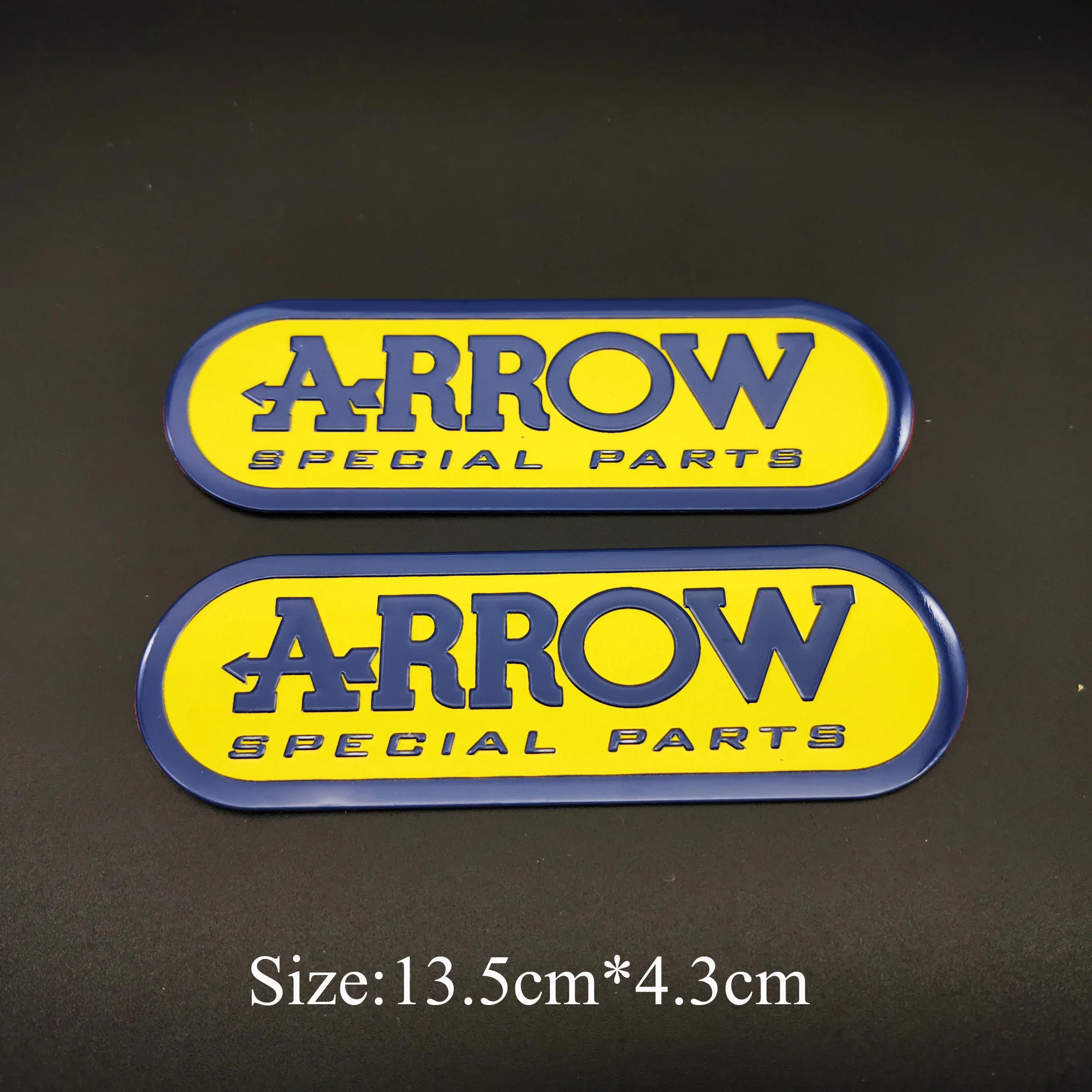 

2Pcs/Lot New Arrval Aluminium Motorcycle Exhaust Pipes Pipe Decal Sticker Cool Personality Scorpio For Arrow