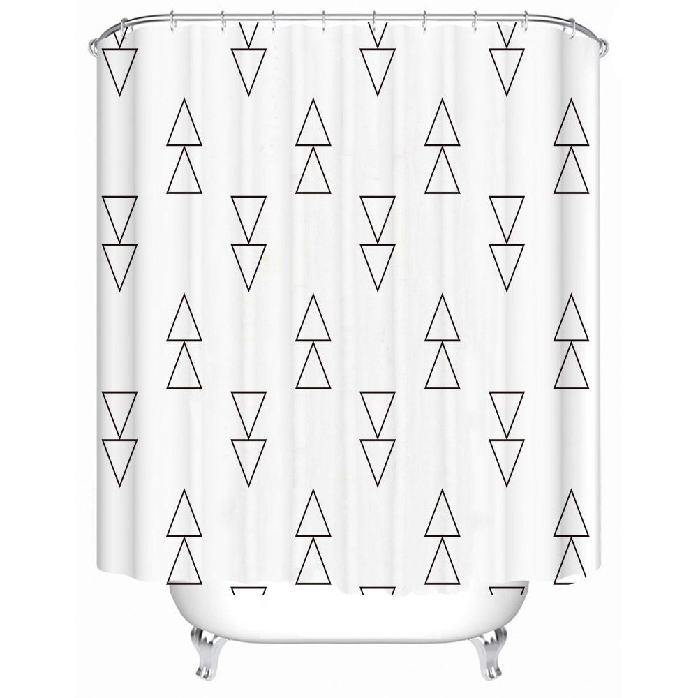JINRUN Bathroom Thickened Waterproof Curtain Mildew Proof Shower Curtain Shower Partition Curtain Shower Curtain Bathroom Curtain Free Perforation