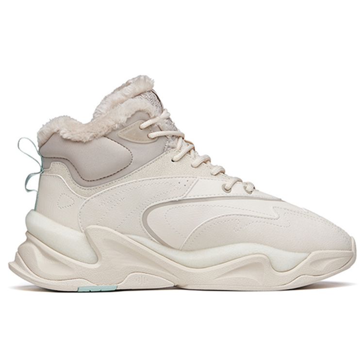 Anta Pulse Bequeme Warme High-Top Sportschuhe Herren Sneaker Schlammgrau 112148933R-3