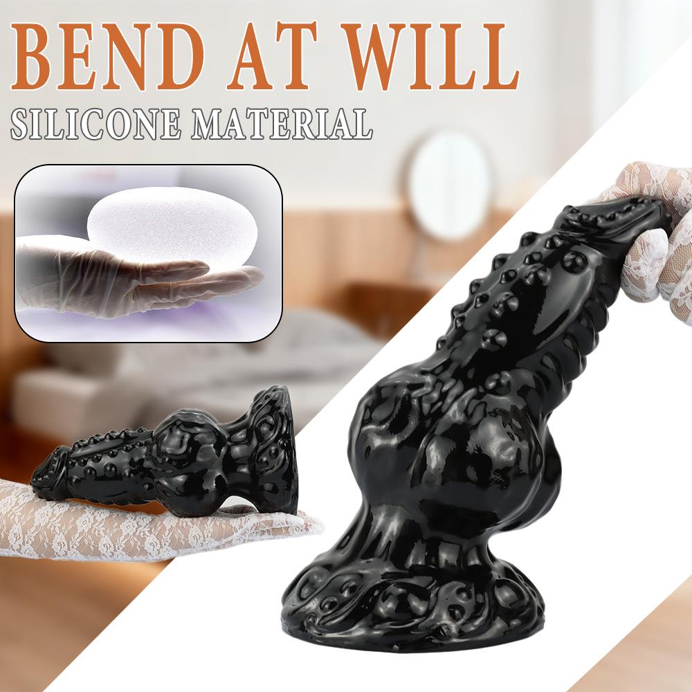 Tierförmiger Riesen-Dildo SM Realistischer Penis Analplug Weibliches Intimes Sexspielzeug