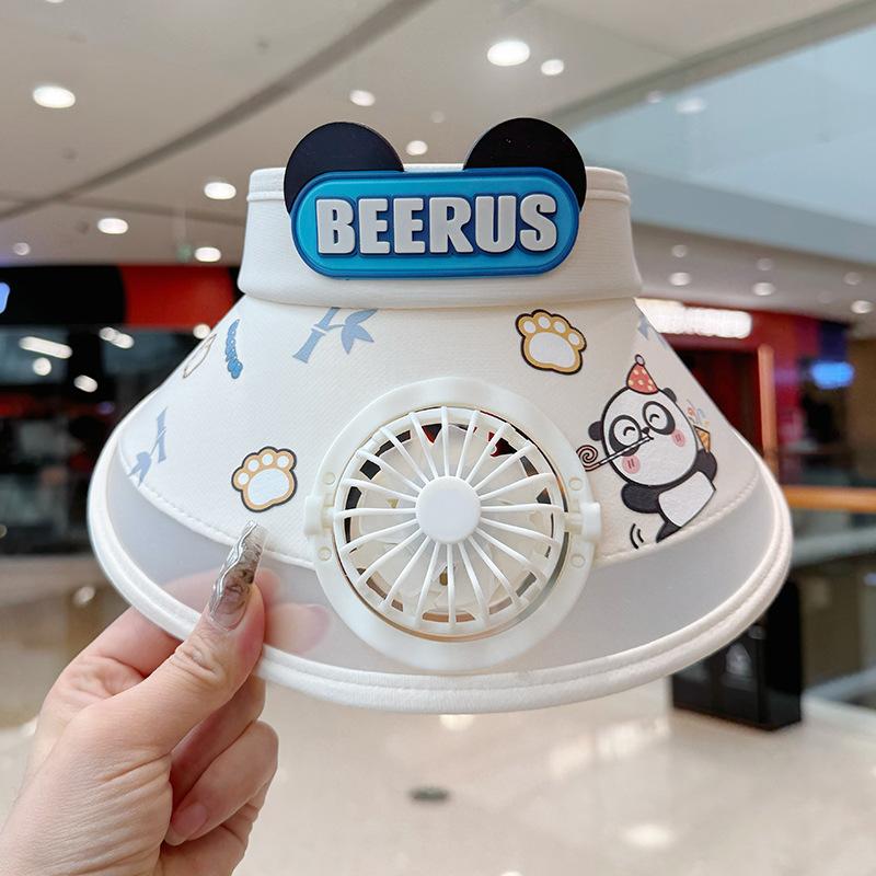 Children's Hat Solar Fan Hat Boys and Girls Large Brim UV Sun Protection Sun Protection Summer Sun Hat