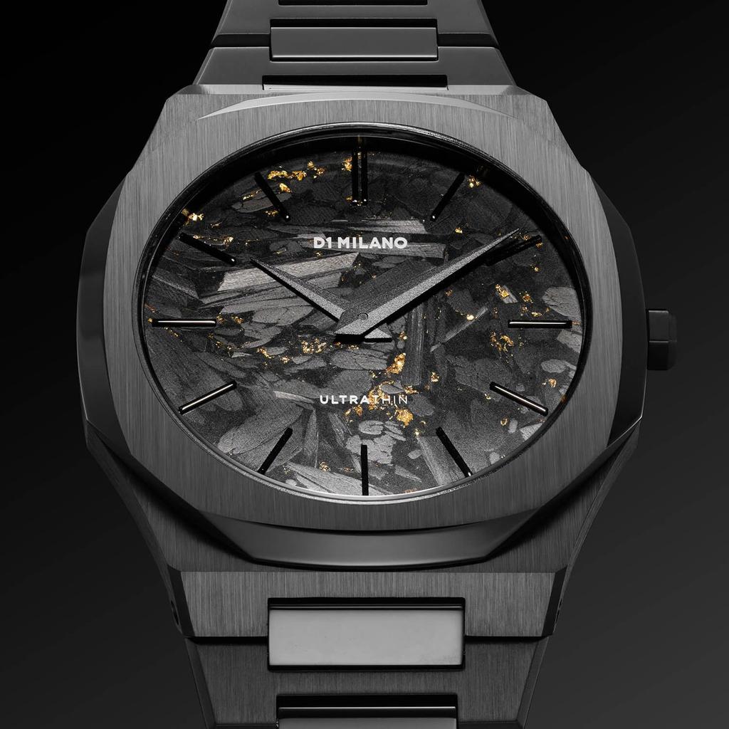 Authorized Distributor D1 Milano Watch UTBJ31 Ultra Thin Black DLC 40mm Stainless Steel Strap [D1 MILANO] Men's [ULTRA THIN]