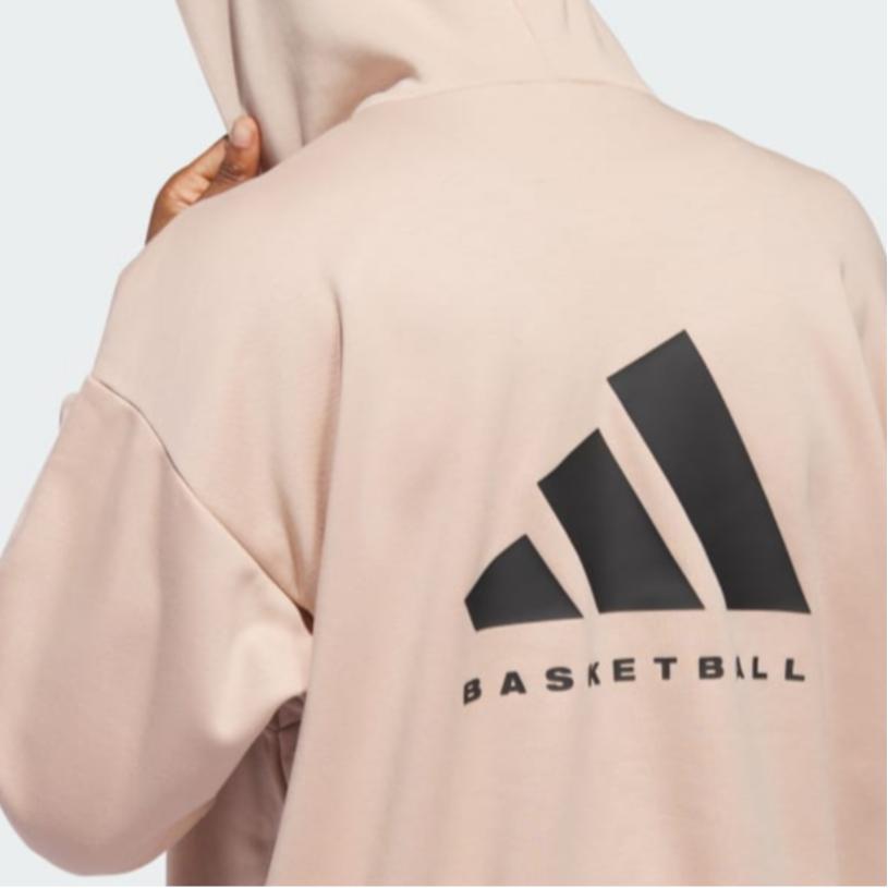 Adidas 2024 Collection Chapter 01 Basketball Reversible Knit Hoodie Unisex Ash Pearl IM8418