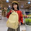 Schoolbag Backpack Women's Backpack Versatile Simple ins School Bag Girls Middle School Student Travel Computer Bag 1011 New