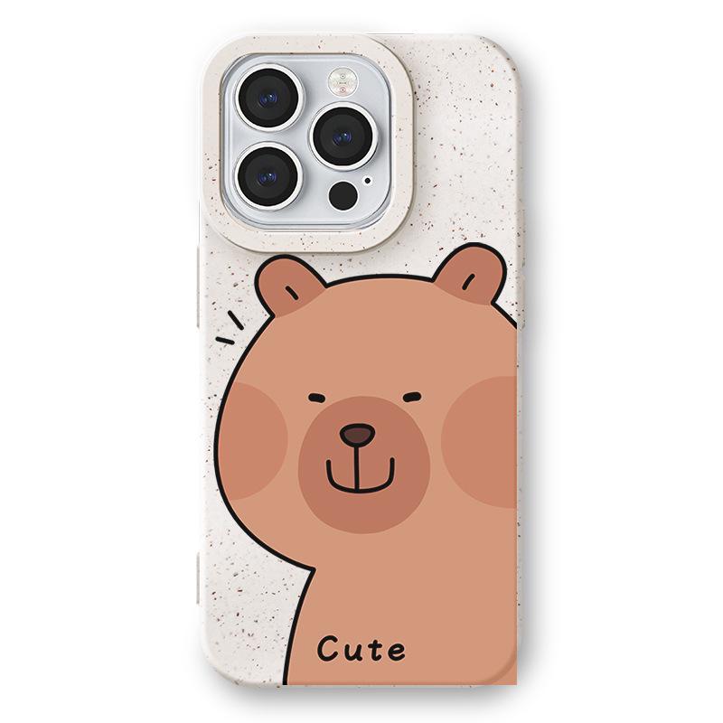 

Zhitai iPhone 16/15 Pro Max/14 Pro/13/11 Protective Cartoon Wheat Shell Case iPhone 13/14